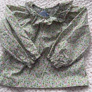 💐 Little English ruffle long sleeve blouse - 4T